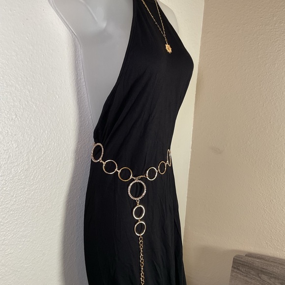 Elegant Black Maxi Dress - Picture 10 of 15